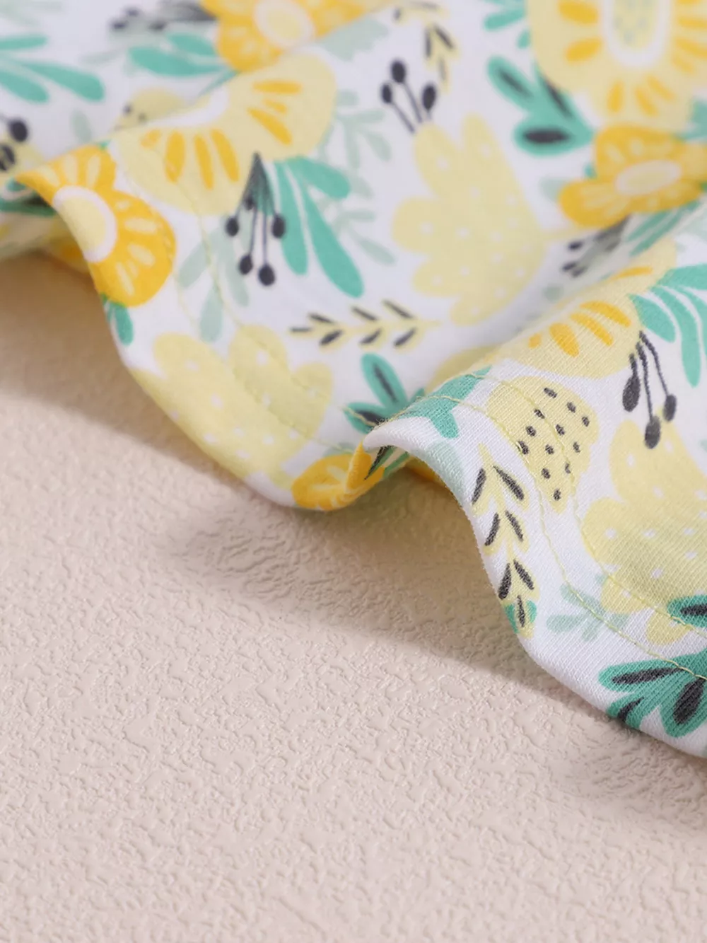 Children's Floral Print Spaghetti Strap Dress, image 3