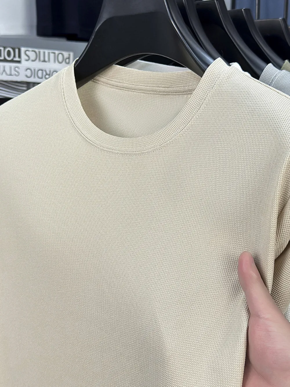 Men's Plus Size Round Neck Short Sleeve T-Shirt