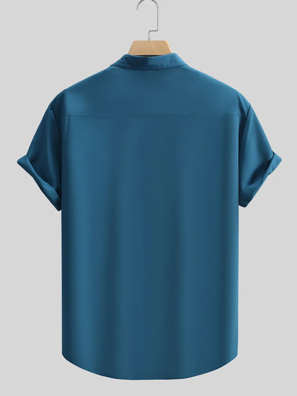 Men's Button Up Short Sleeve Shirt, image 2