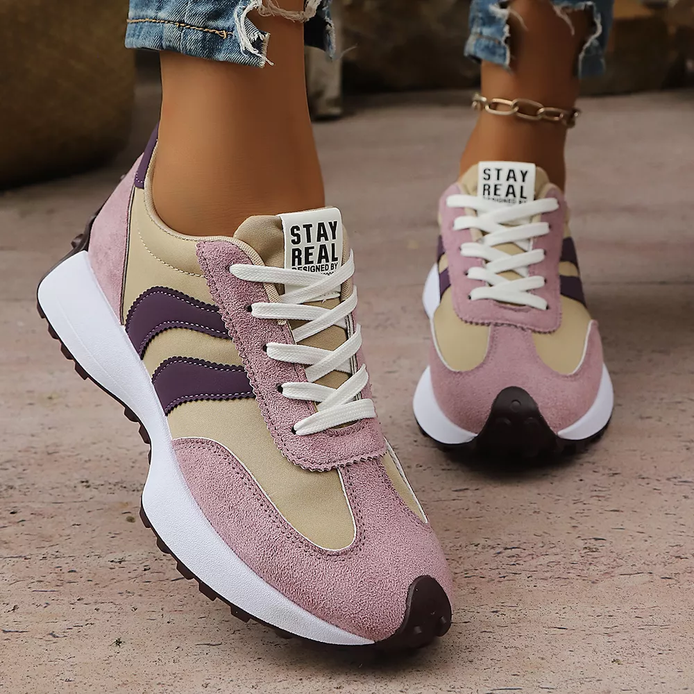 Round Toe Lace Up Sneakers, image 11