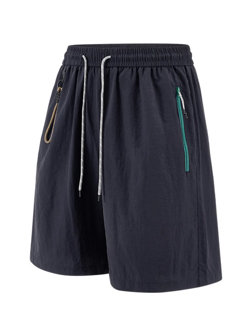 Men's Lightweight Drawstring Shorts with Zipper Pockets, image 7