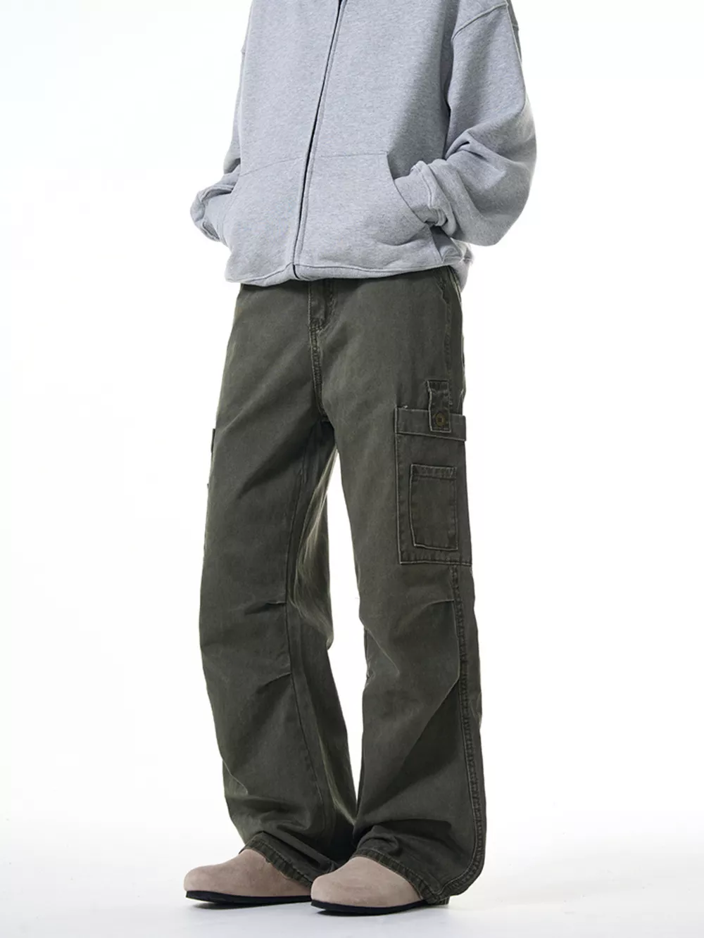 Men's Loose Fit Cargo Pants, image 6