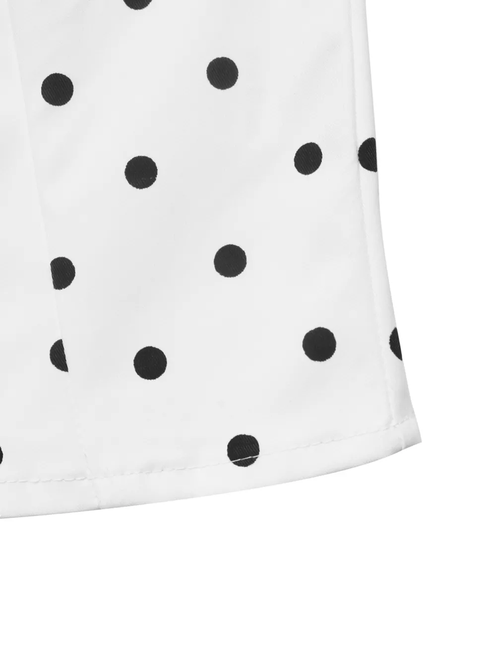Polka Dot Zip Up Cropped Jacket, image 8