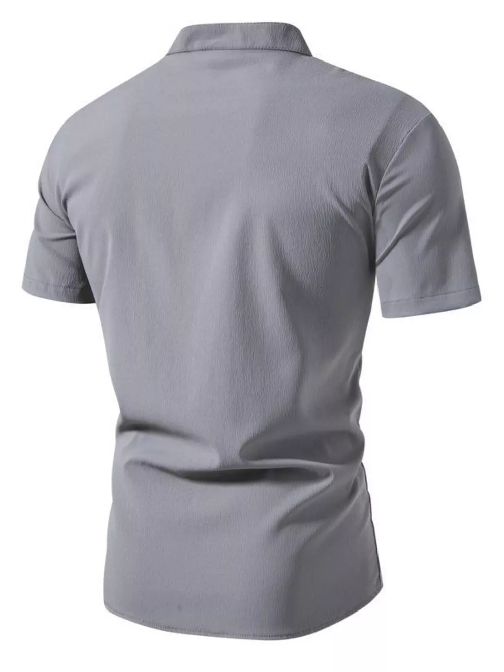 Men's Plus Size Button Up Short Sleeve Shirt, image 8