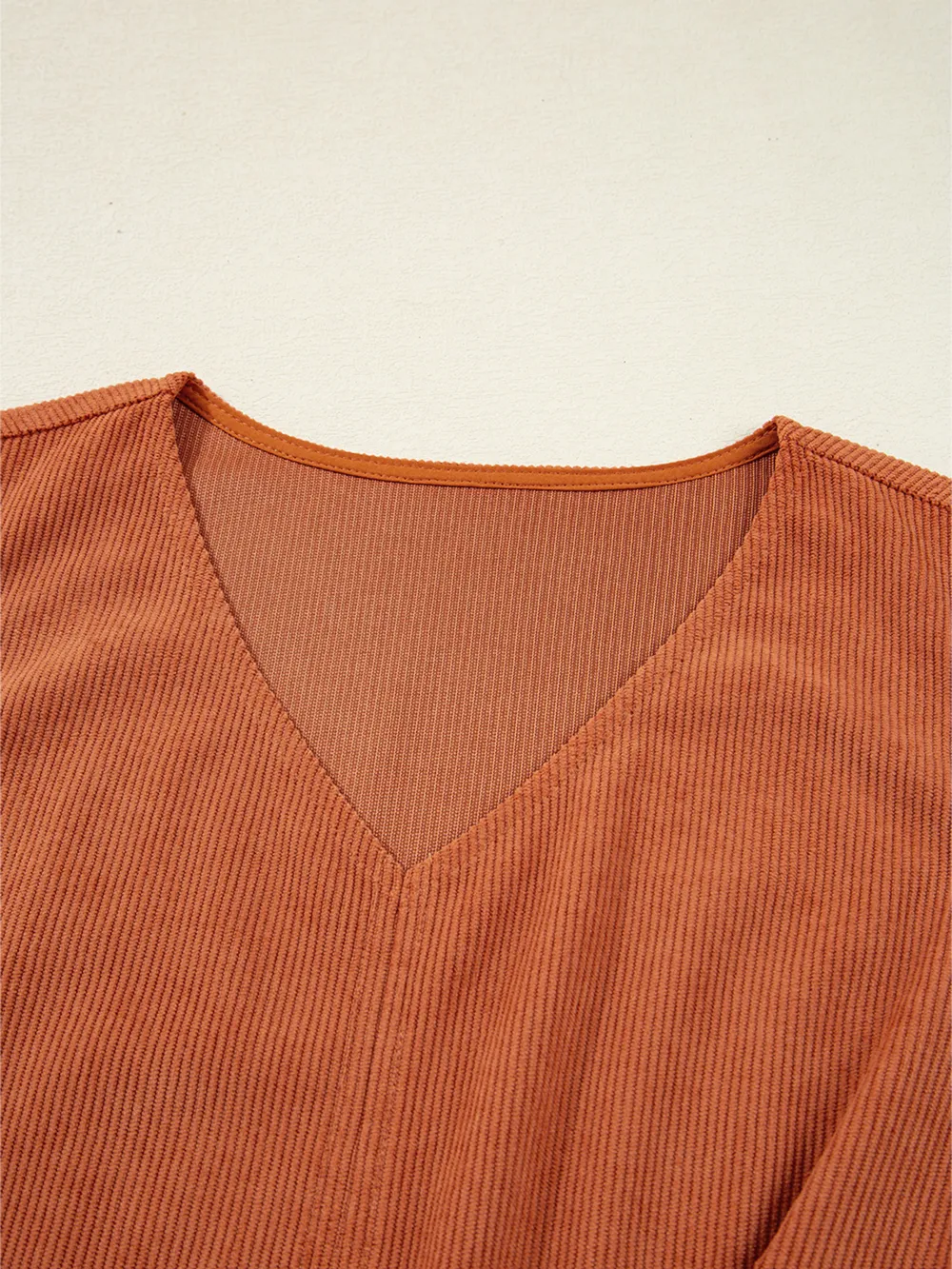 Corduroy Western Embroidered Patched Pocket Shift Sleeveless Mini Dress, image 8