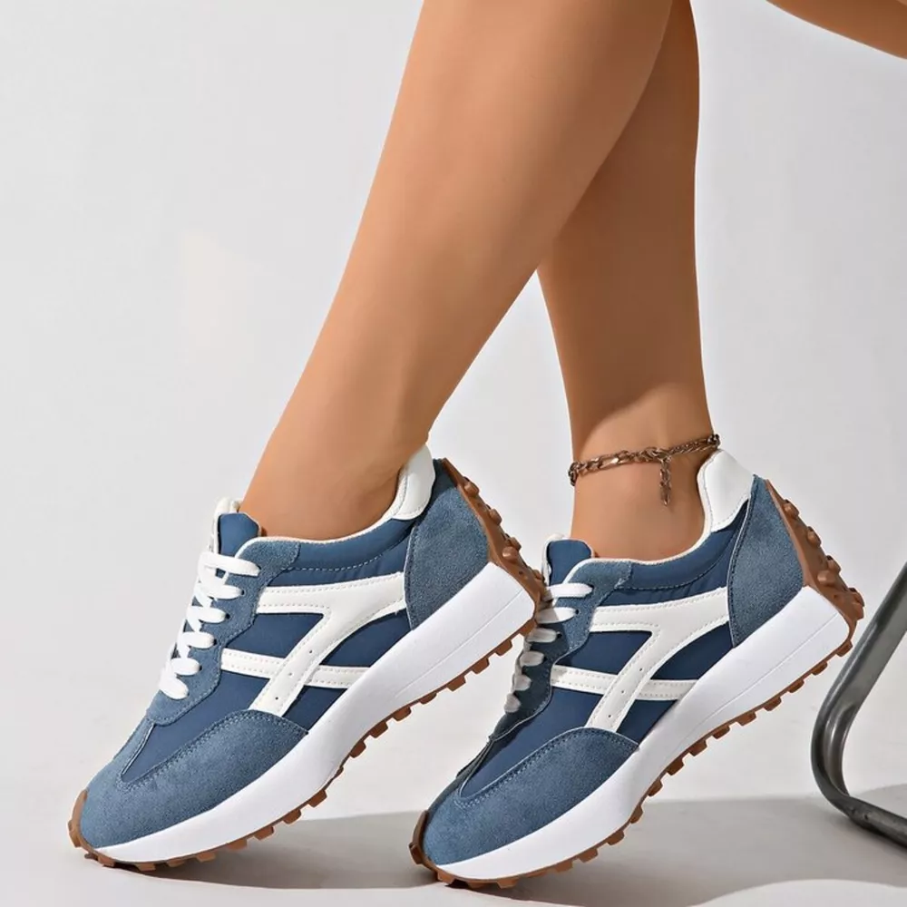 Round Toe Lace Up Sneakers, image 5