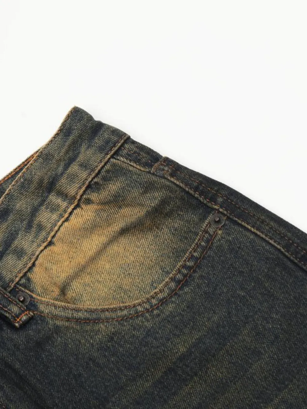 Men's Washed Flare Jeans, image 5