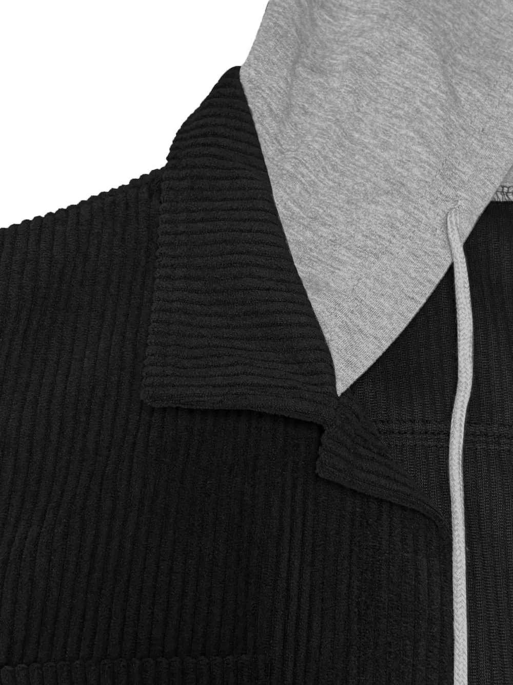 Plus Size Casual Corduroy Button-Down Hooded Jacket, image 6