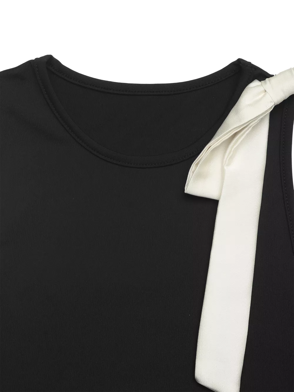 Bow Detail Sleeveless Bodysuit, image 3