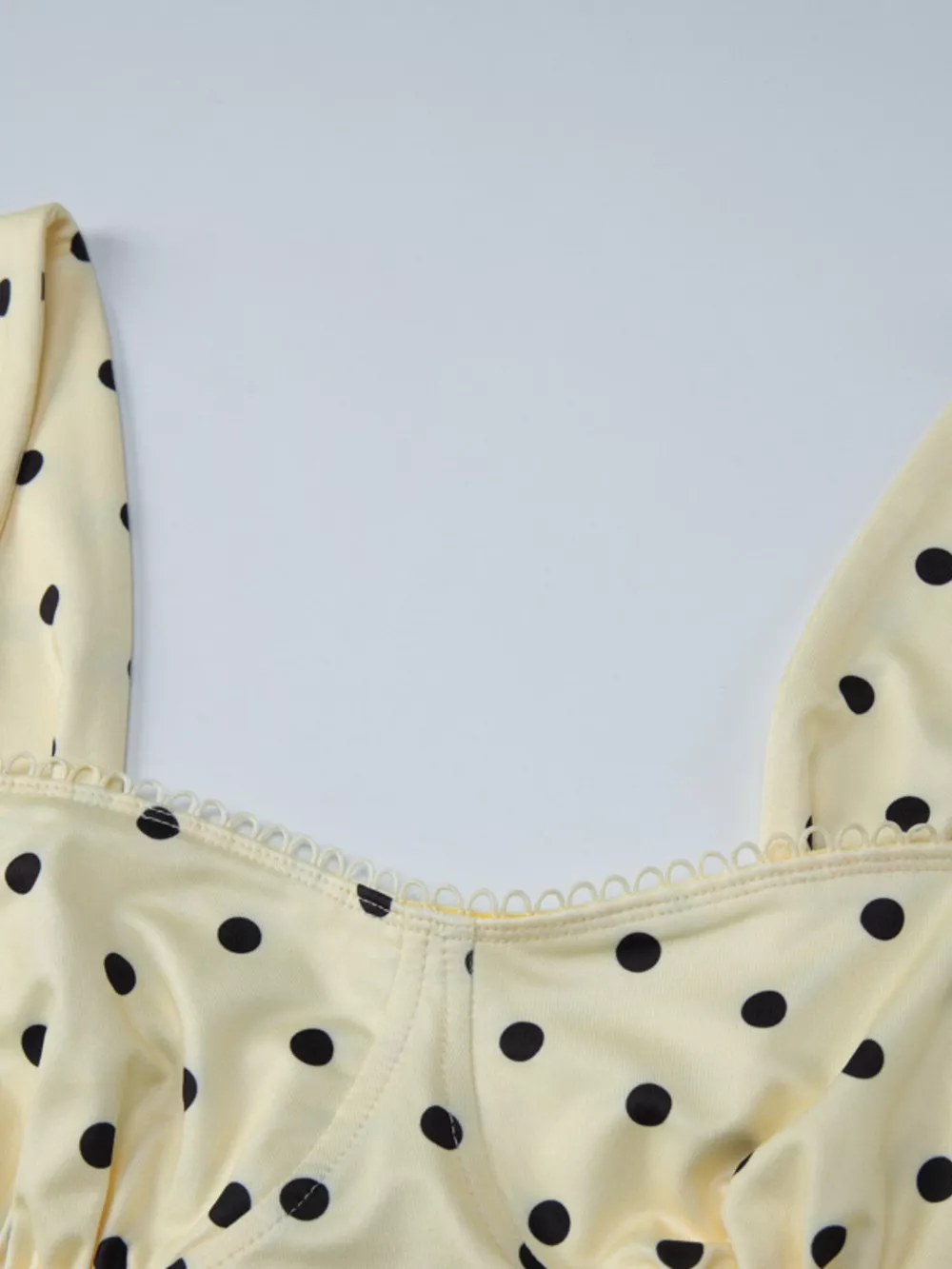 Polka Dot Sweetheart Neckline Tank Top, image 12