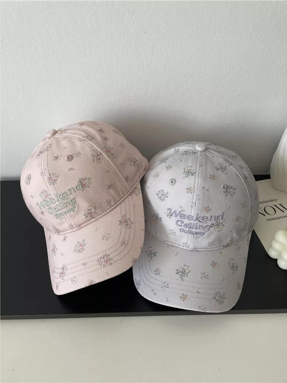 Floral Embroidered Baseball Cap, image 3