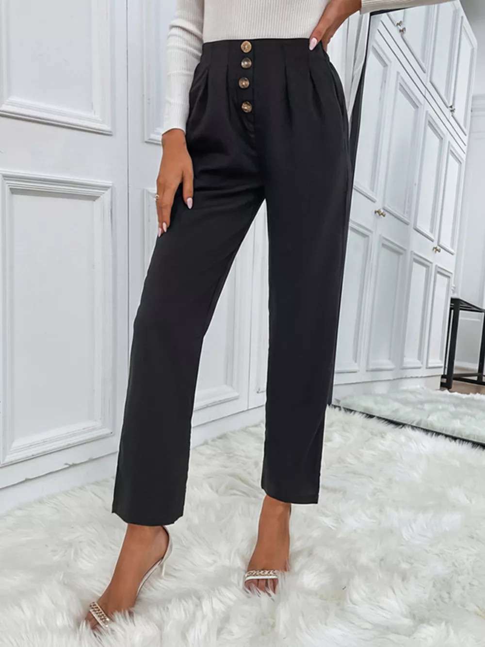 High Waist Wide Leg Pants, image 6