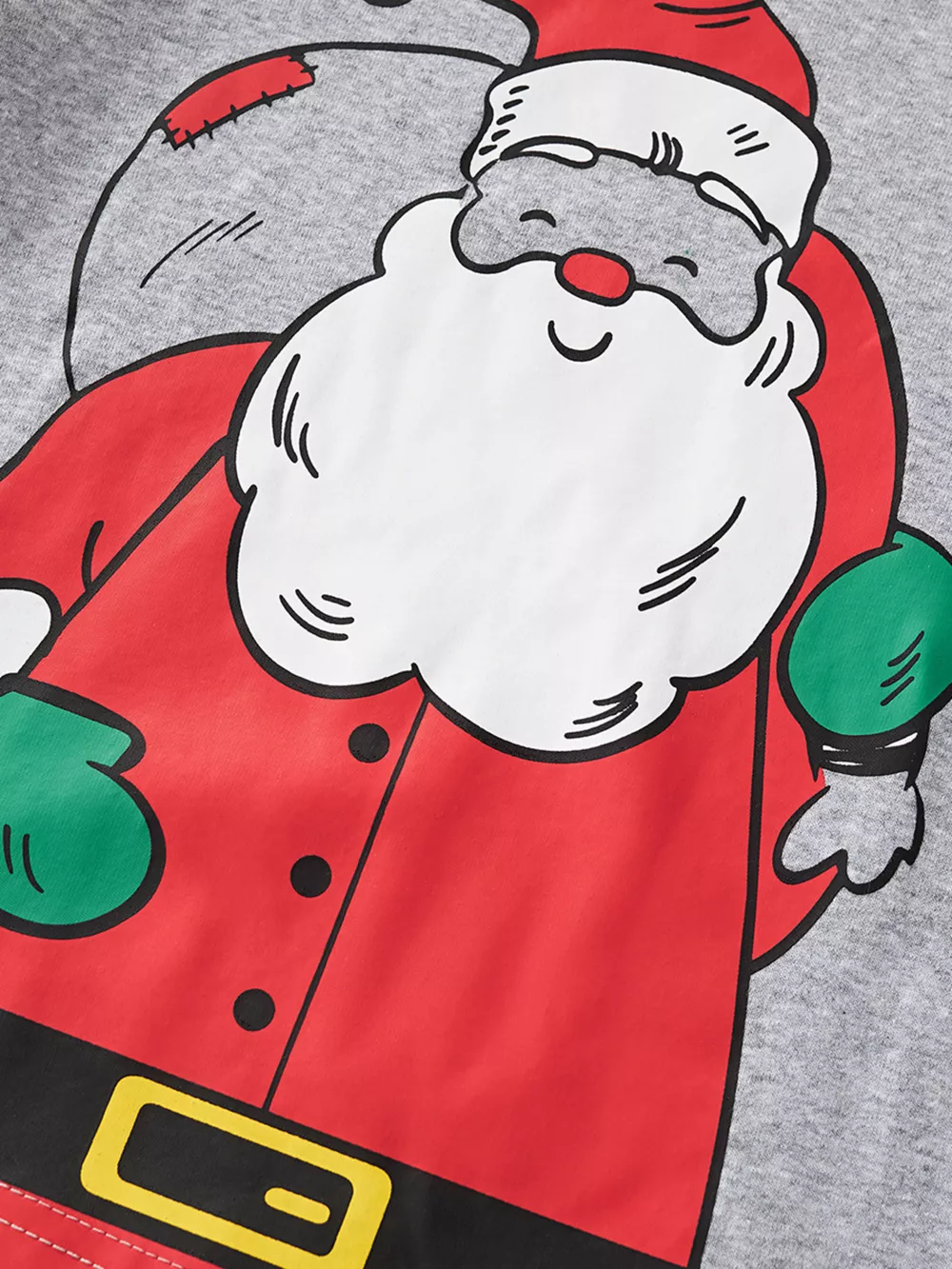 Children's Santa Round Neck Pajama Set, image 4