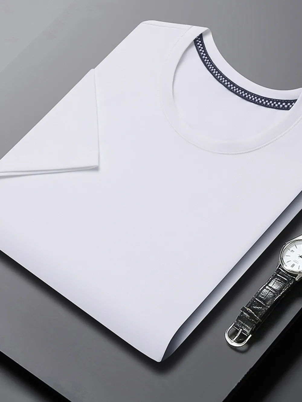 Men's Plus Size Breathable Short Sleeve T-Shirt, image 8