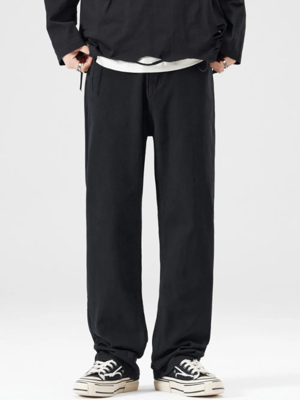 Men's Full Size Wide Leg Jeans Plus Size
