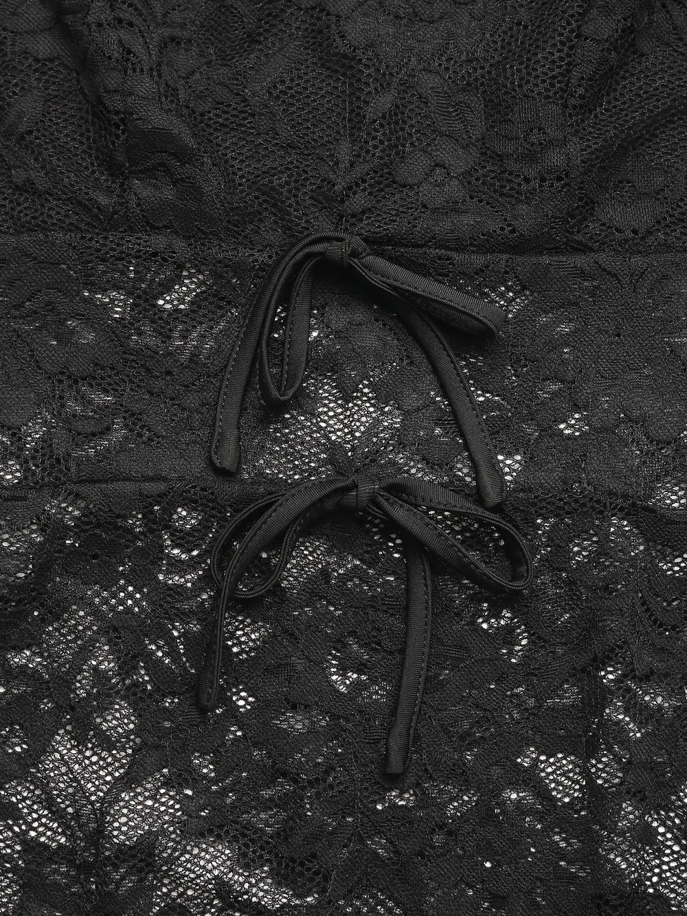Lace Long Sleeve V-Neck Bodysuit, image 3