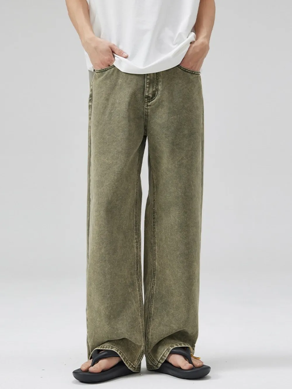 Men's Full Size Wide Leg Jeans Plus Size, image 5