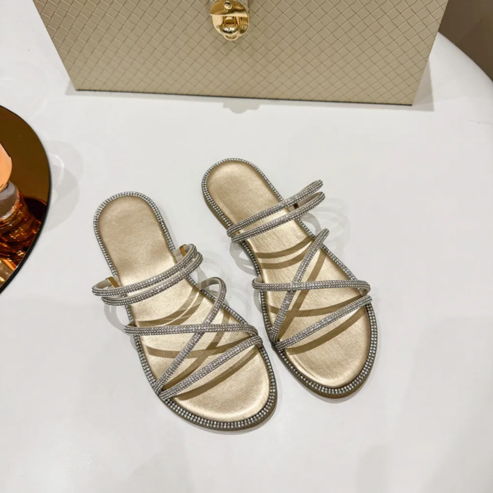 Open Toe Flats Sandals, image 13