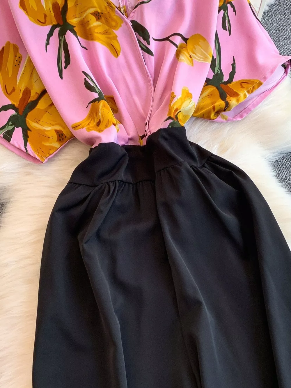 Printed Wide Leg Jumpsuit, image 23