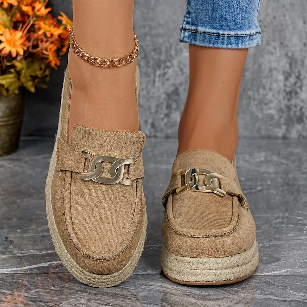 Round Toe Platform Loafers, image 3