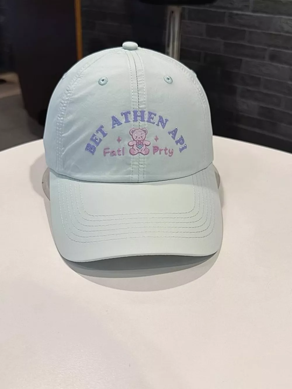 Bear Embroidered Baseball Cap, image 8