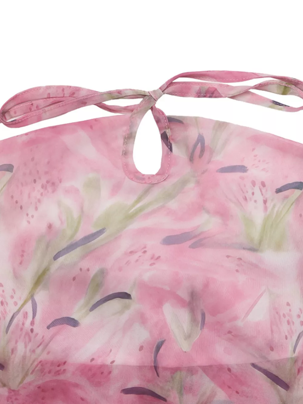 Floral Print Halter Neck Flowy Cami, image 6
