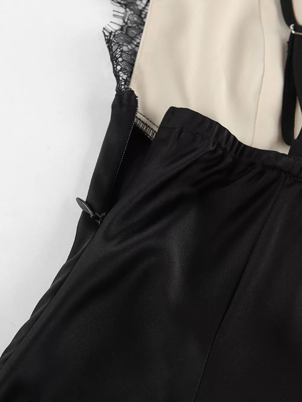 Lace Trimmed Adjustable Strap Midi Dress, image 17