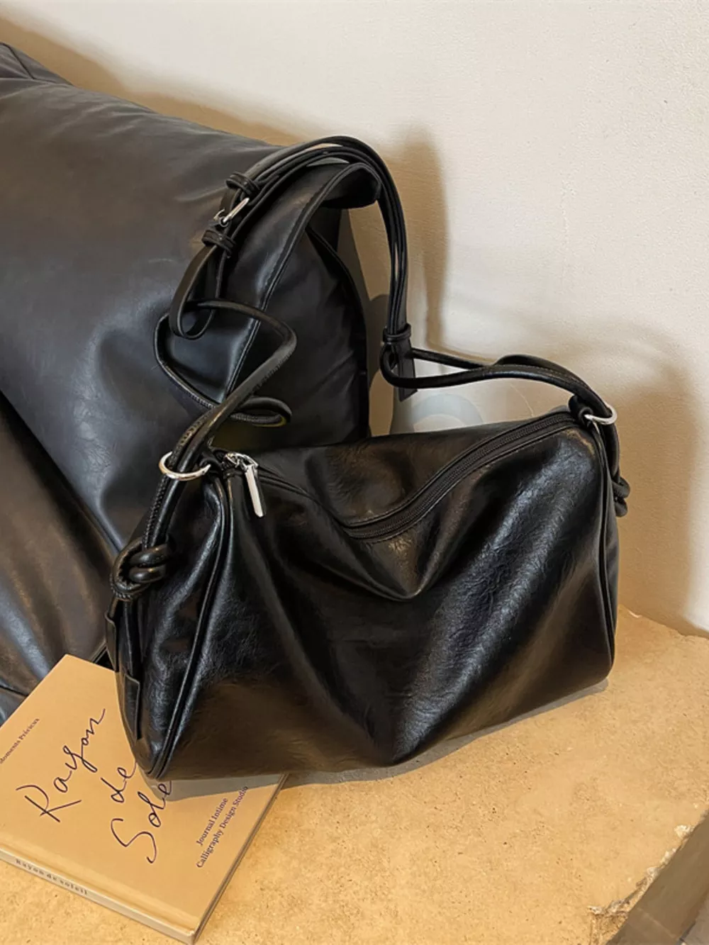 Vintage Style Leather Crossbody Bag, image 5