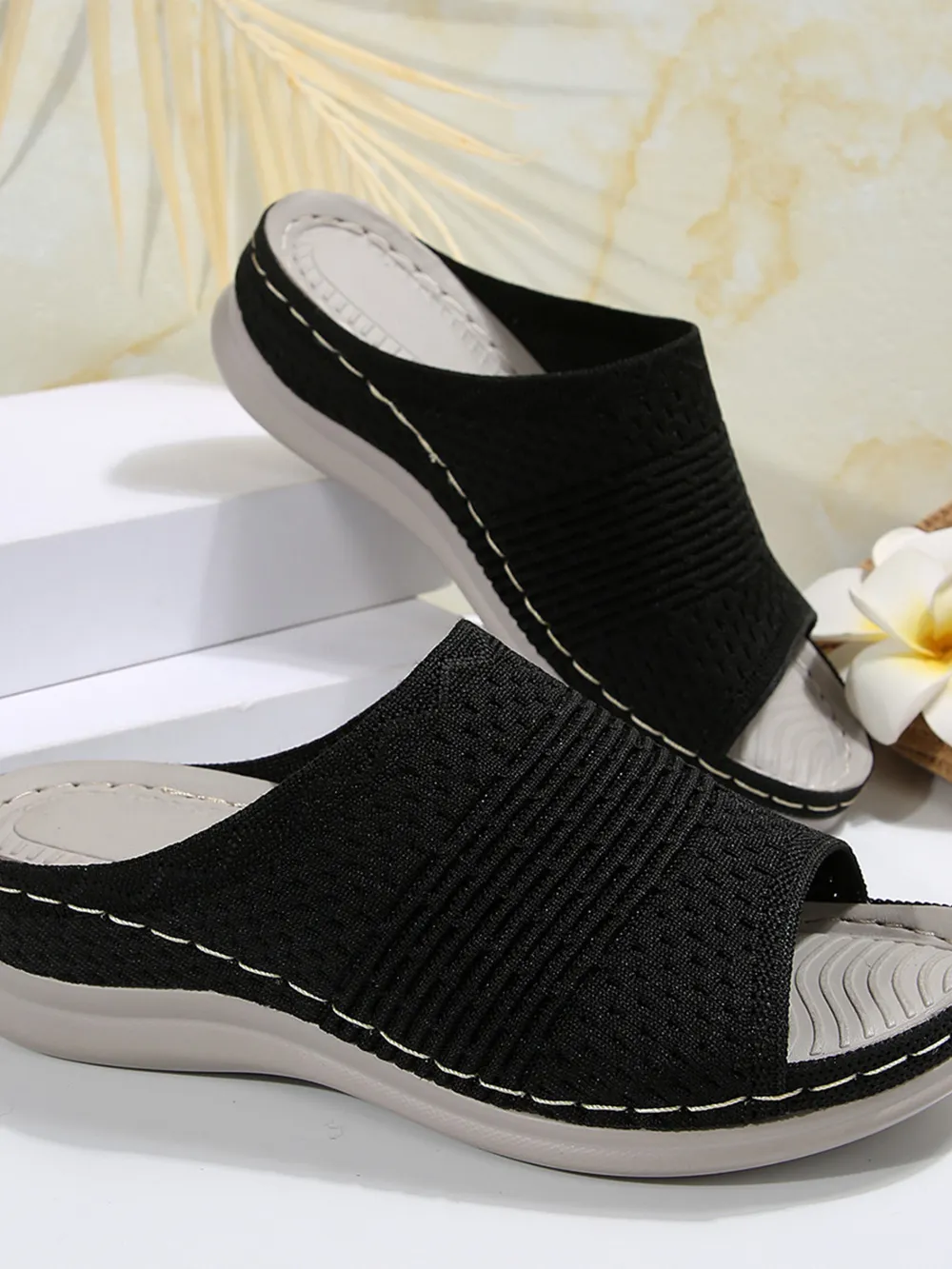 Mesh Open Toe Sandals, image 4