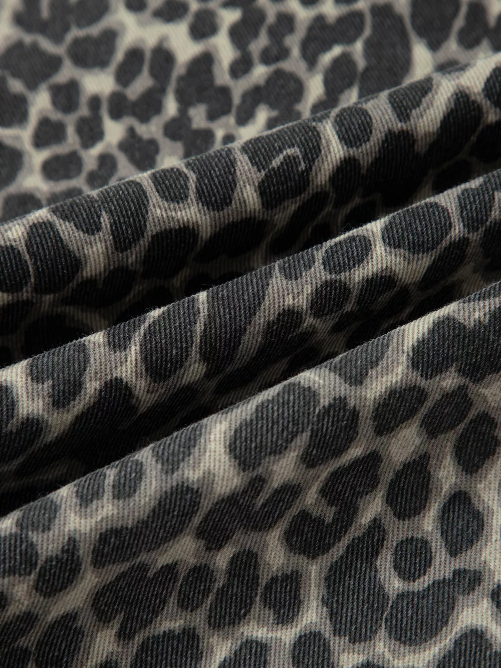 Leopard Print High Waist Barrel Jeans, image 7
