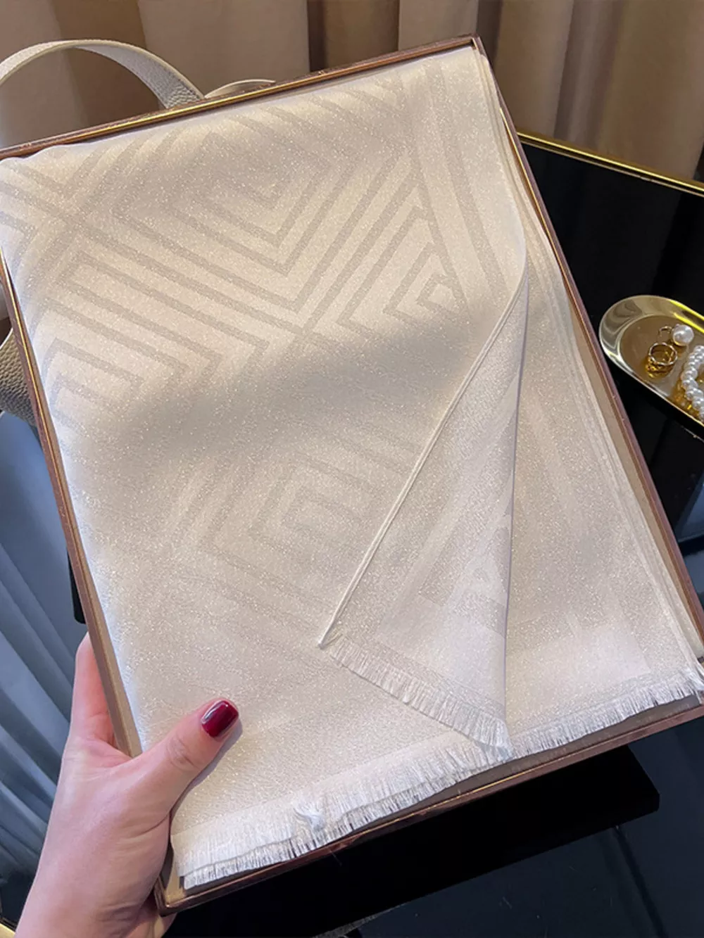 Raw Hem Lightweight Scarf, image 20