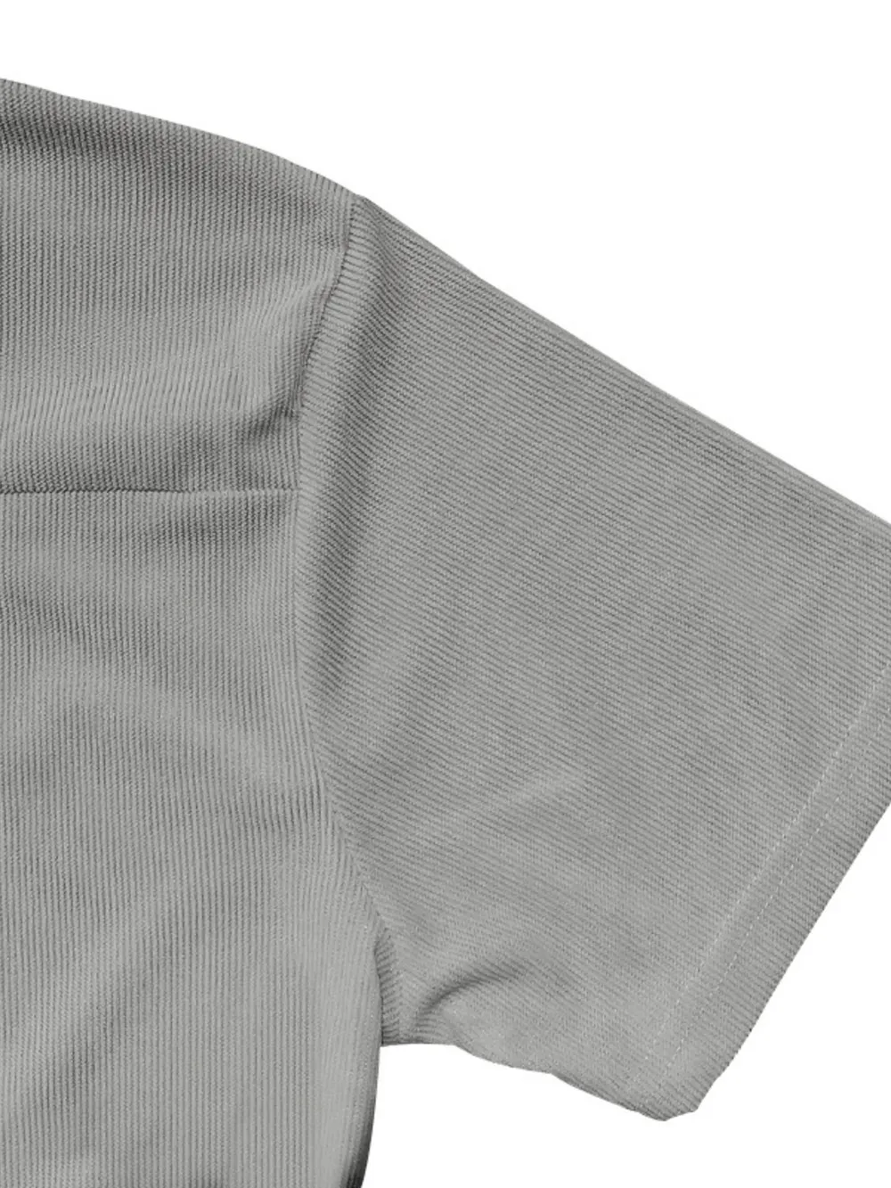 Men's Full Size Quarter Zip Short Sleeve Polo Plus Size, image 4
