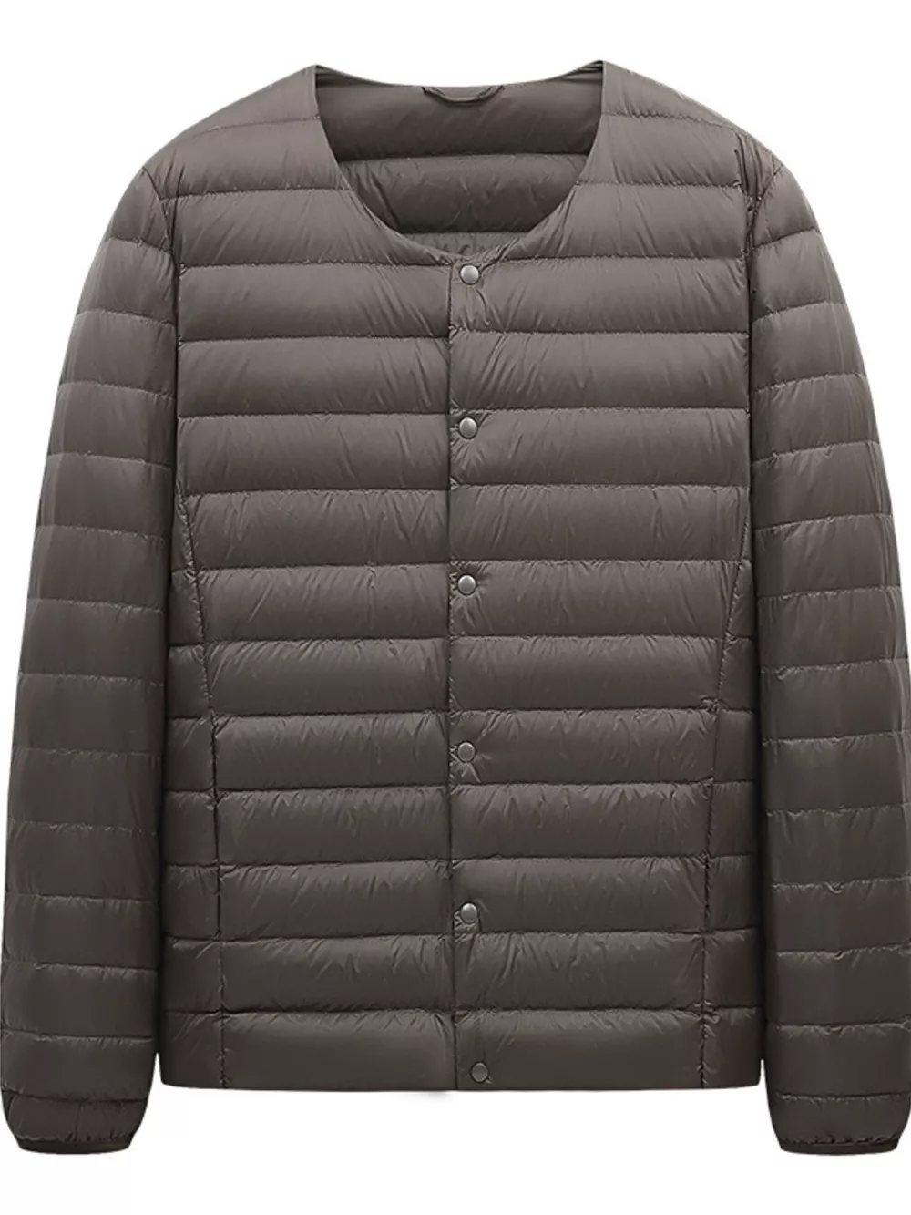 Men's Plus Size Lightweight Snap-Down Jacket, image 4
