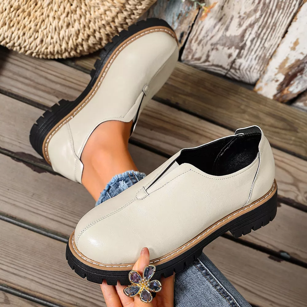 Round Toe Slip-On Loafers, image 4