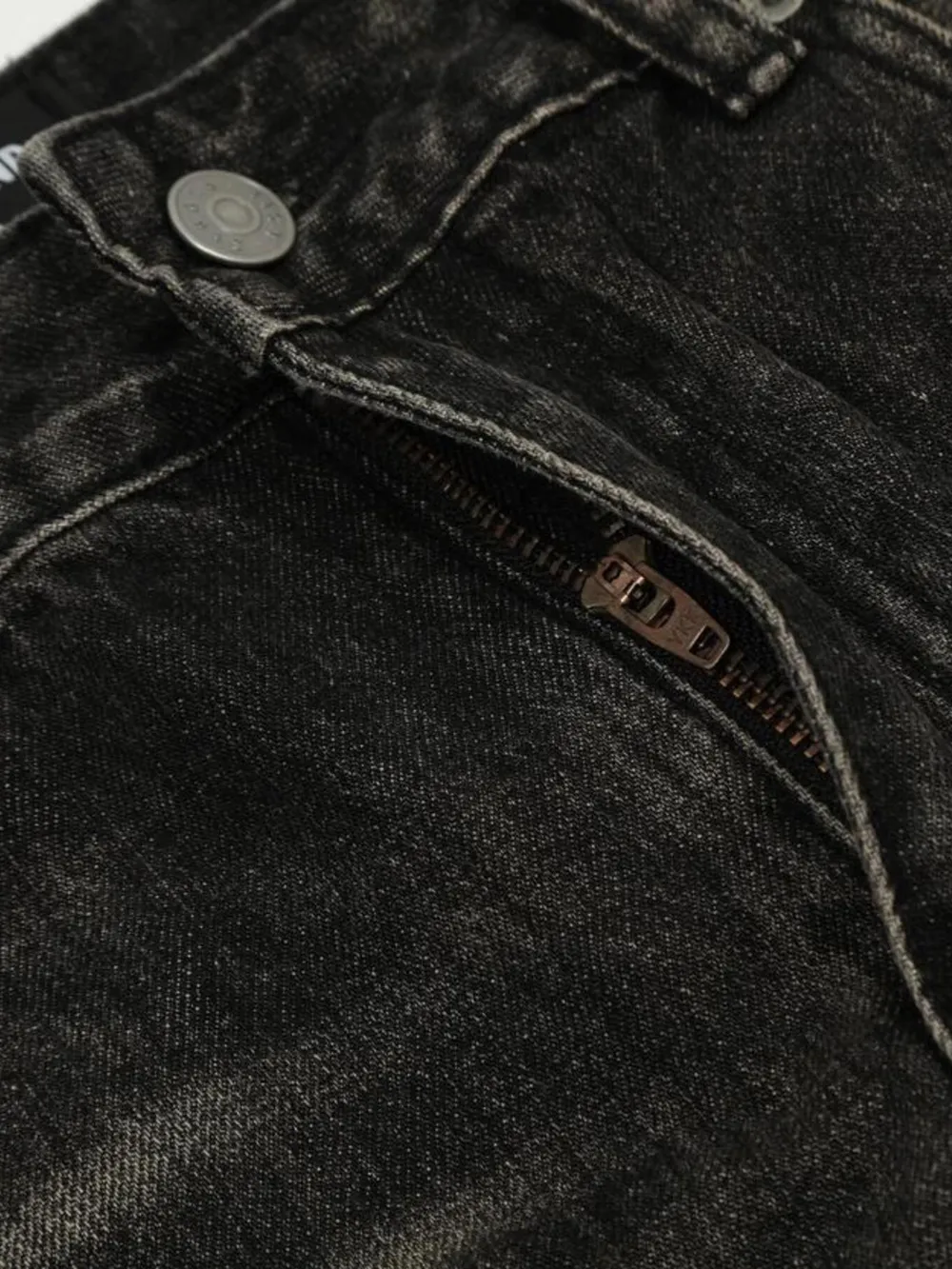 Men's Distressed Cat's Whisker Washed Bootcut Jeans, image 6