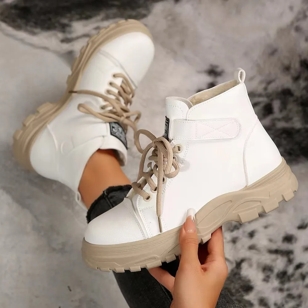 Lace Up Platform Combat Boots, image 7