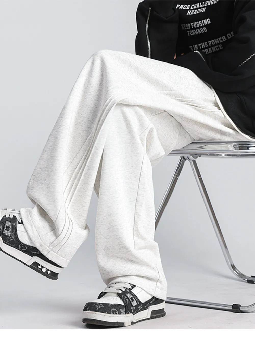 Men's Full Size Casual Loose-Fit Sweatpants Plus Size, image 4