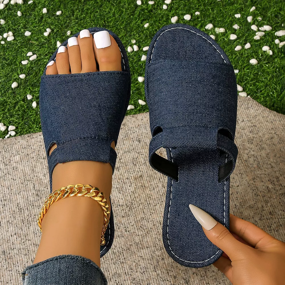 Open Toe Flats Sandals, image 3