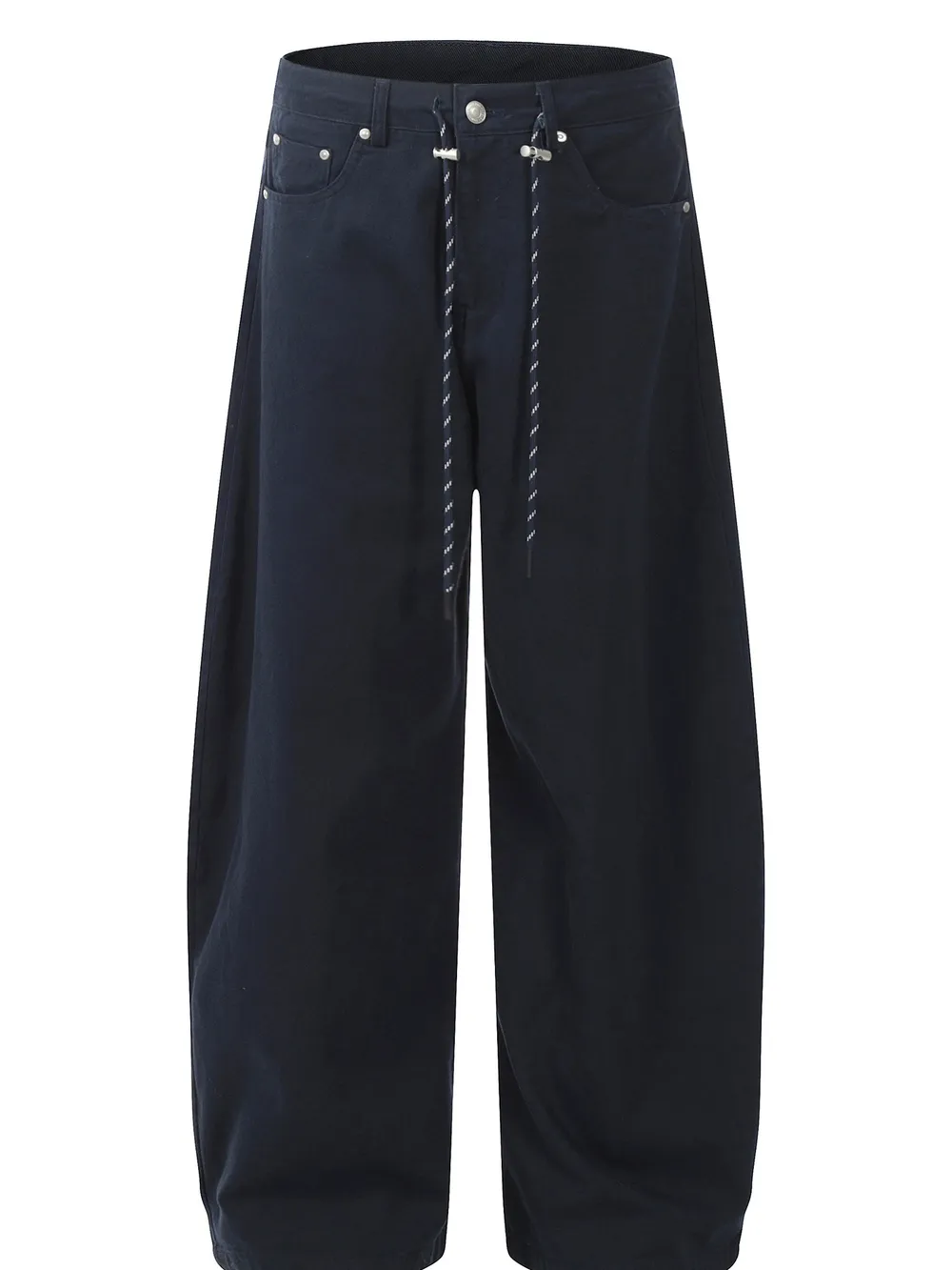 Men's Wide Leg Drawstring Cargo Pants