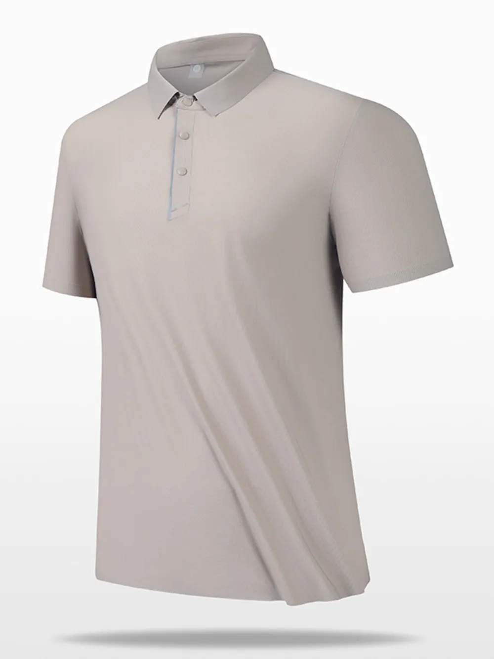 Men's Full Size Button Detail Short Sleeve Polo Plus Size, image 2
