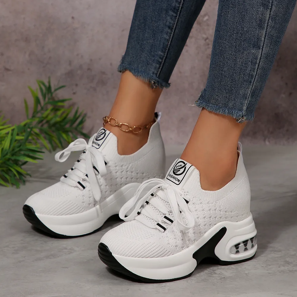 Lace Up Platform Sneakers, image 5