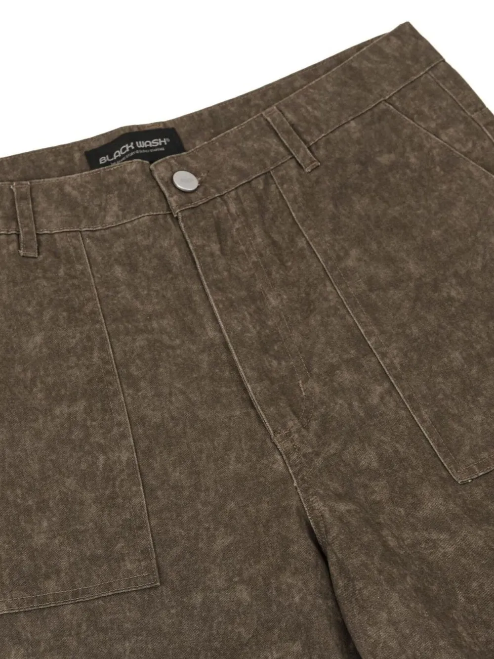 Men's Wide Leg Cargo Jeans, image 9
