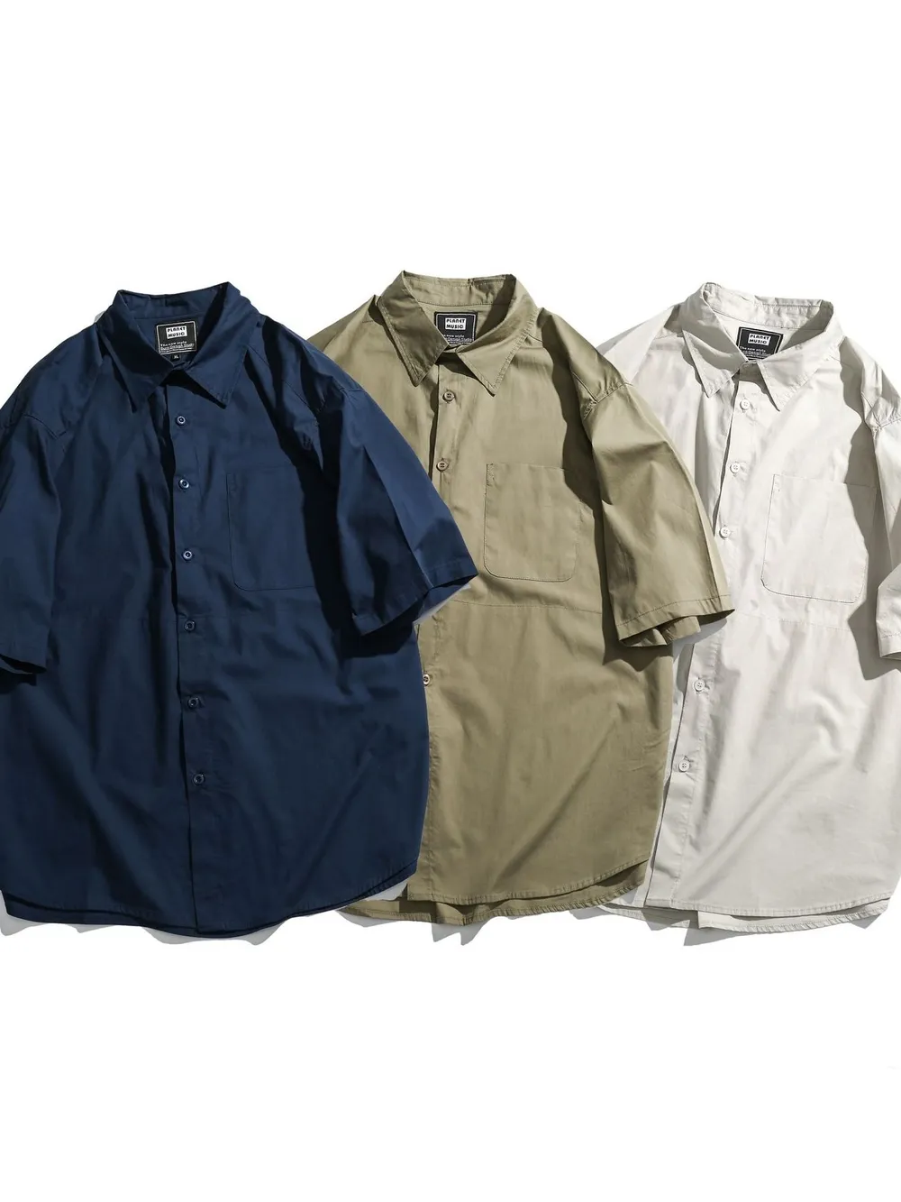 Men's Button Down Short Sleeve Shirt, image 7