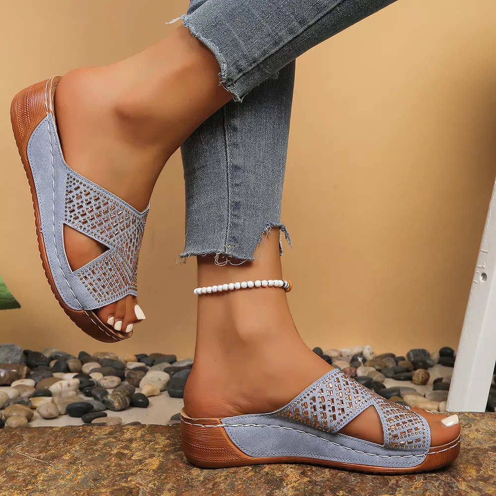 Open Toe Wedge Sandals, image 12