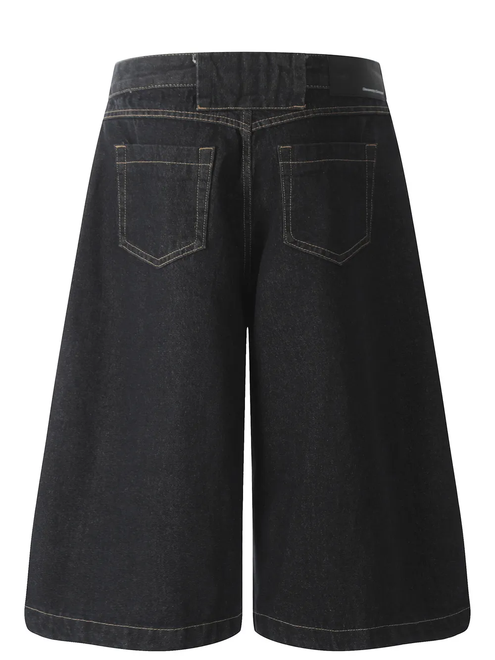 Men's Wide Leg Denim Shorts, image 3