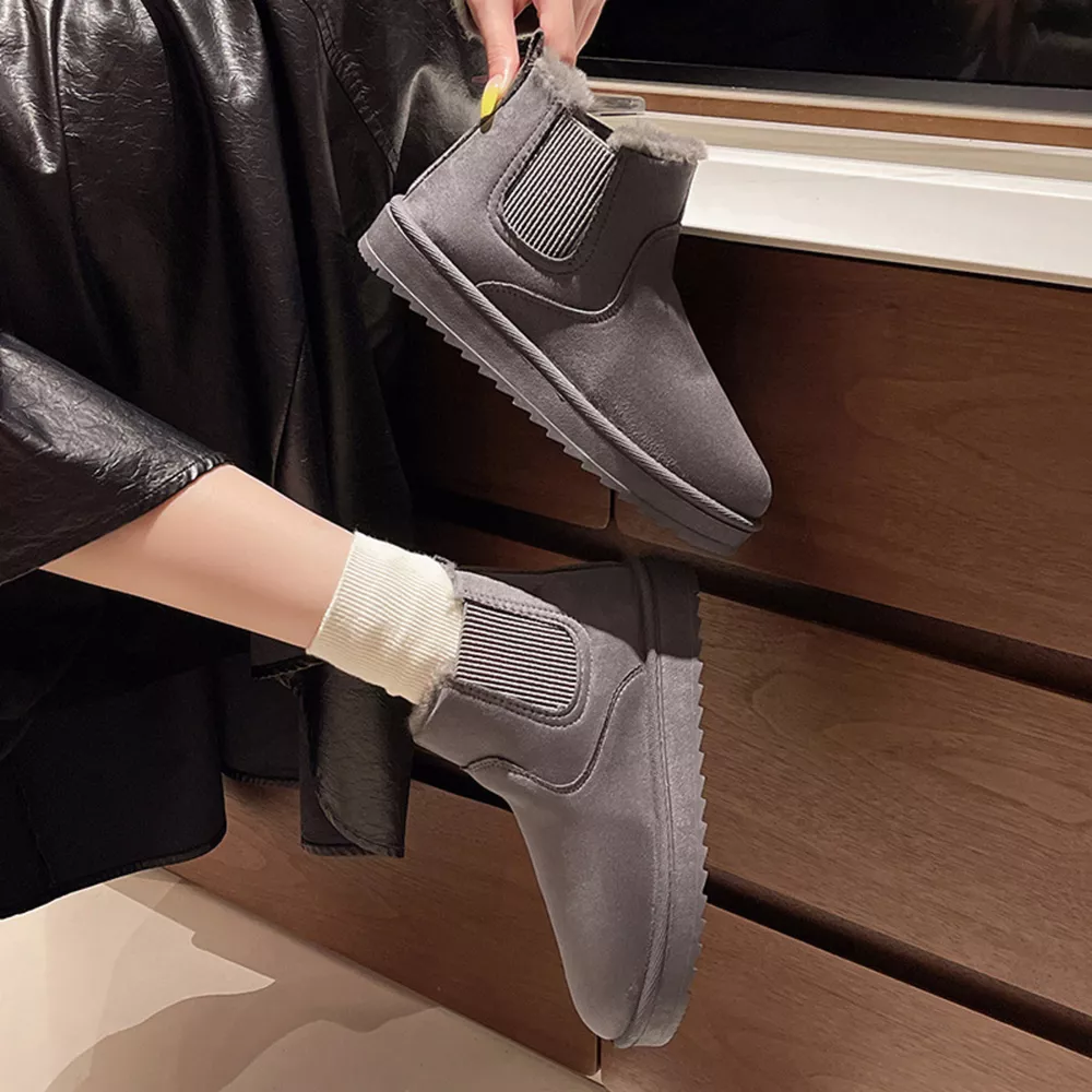 Round Toe Platform Boots, image 8