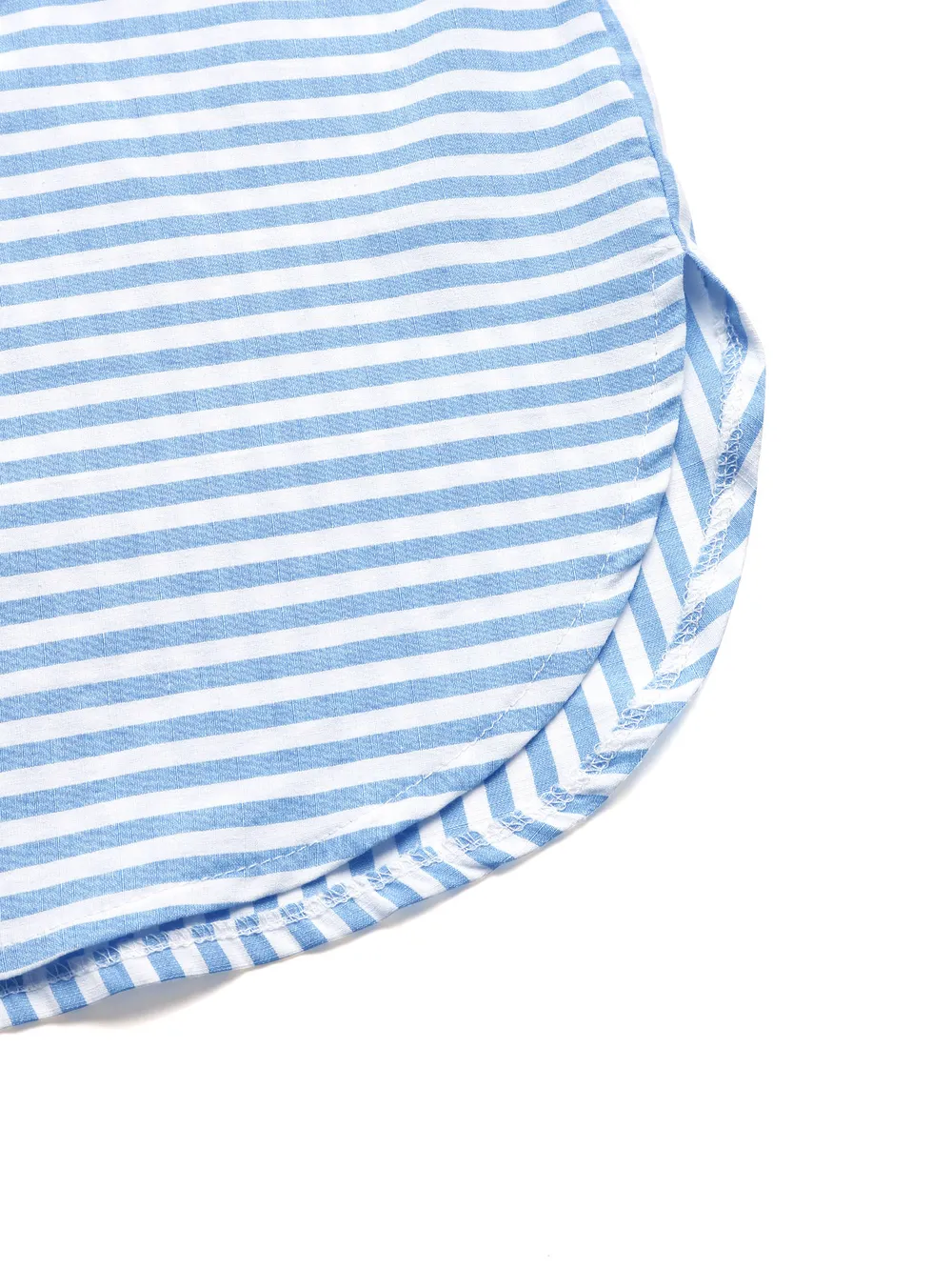Striped Oversized Button-Up Shirt, image 3