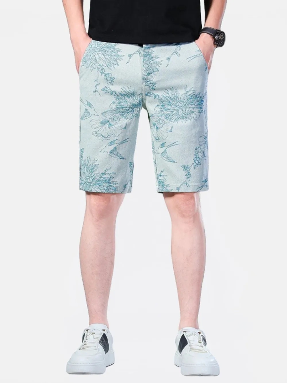 Men's Printed Casual Shorts, image 2