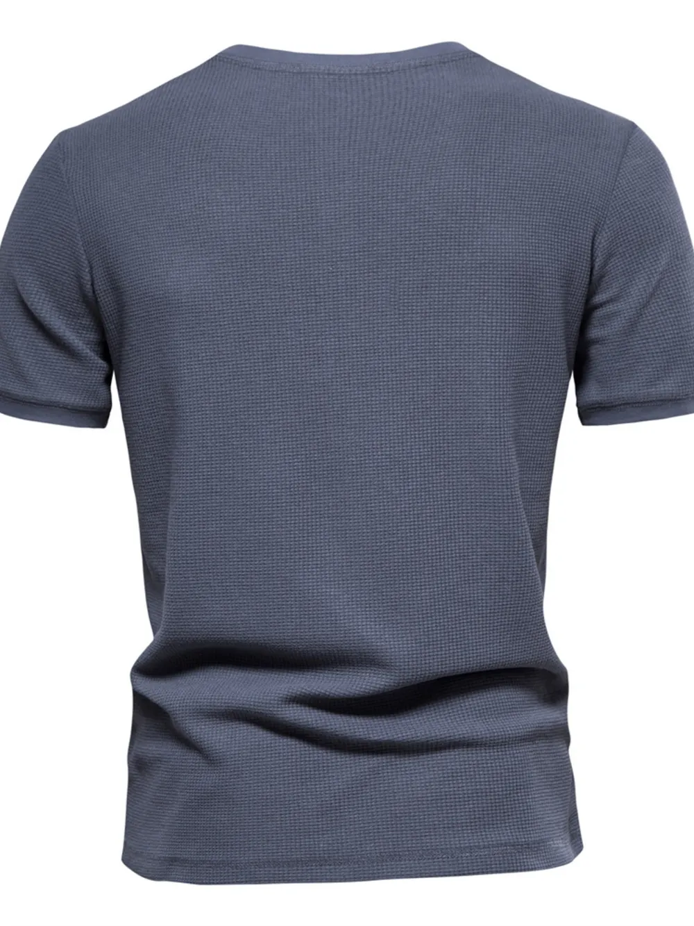 Men's Button Detail Short Sleeve T-Shirt, image 3