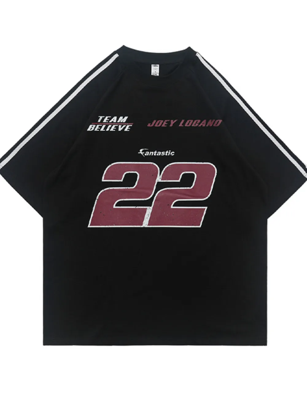 Men's Number Round Neck Short Sleeve T-Shirt, image 4